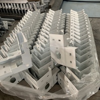Pièces d'angle détachables et transformables en acier galvanisé pour panneaux sandwich de maison préfabriquée à usage bureautique