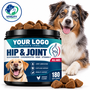 OEM Dog Joint <b>Support</b> Soft Chews with Glucosamine Chondroitin MSM Vitamin C <b>for</b> <b>Hip</b> Mobility Cartilage and Joint Healtht - Product Image 1