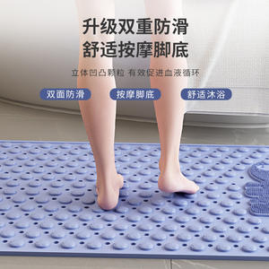 Alfombra de Baño SKElephant Rectangular de PVC Antideslizante con Diseño de Dibujos Animados para el Suelo del Baño, Alfombra de Masaje, Verano 2025 - Product Image 5