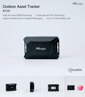 Milesight AT101 10000mAh LoRaWAN Smart Global Outdoor Asset Tracker IP67 pour l'élevage des animaux d'élevage