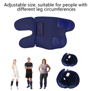 Masajeador de piernas con certificación CE para circulación y relajación, masajeador de pantorrilla con presión de aire, fisioterapia, masaje de piernas con calor