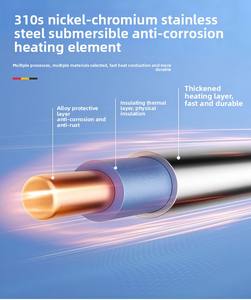 Calentador de Agua con Tanque Interior de Esmalte Azul Diamante de Alta Resistencia de 60L, Ahorro de Energía y <span class=keywords><strong>Bajo</strong></span> <span class=keywords><strong>Consumo</strong></span> - Product Image 6