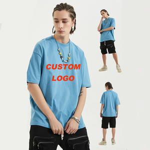 T-shirt à manches courtes en coton 100% 180g, coupe ample et décontractée, style streetwear, impression personnalisée, sérigraphie - Product Image 1