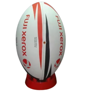 Ballon de rugby taille 5 de haute qualité, design en caoutchouc durable avec poignée solide pour toutes les saisons - Product Image 1