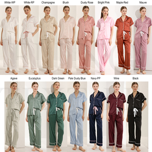 Pyjamas personnalisés FUNG 6028 <span class=keywords><strong>pour</strong></span> <span class=keywords><strong>la</strong></span> <span class=keywords><strong>mère</strong></span> <span class=keywords><strong>de</strong></span> <span class=keywords><strong>la</strong></span> <span class=keywords><strong>mariée</strong></span>, vêtements <span class=keywords><strong>de</strong></span> détente <span class=keywords><strong>pour</strong></span> <span class=keywords><strong>la</strong></span> fête nuptiale en stock - Product Image 5