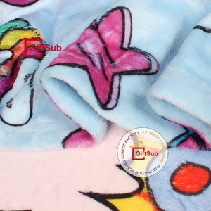 Couverture bébé personnalisée en polaire 30*40 pouces, en flanelle super douce, blanche unie, en polyester, pour impression par sublimation - Product Image 6