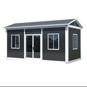 Casa Contenedor Prefabricada Económica, Fácil de Construir, Estructura de Acero Desmontable, Cabaña Prefabricada de Una Habitación - Product Image 3