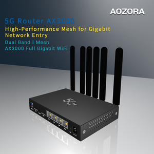 Router Celular WiFi 6 5G CPE, Doble SIM (Nano/eSIM), Easy-Mesh, Soporte VPN, WEP, 3 Puertos LAN, 6 Antenas, Gateway Portátil SOHO US - Product Image 3