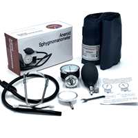 Sphygmomanomètre manuel multifonctionnel classique avec stéthoscope médical, sphygmomanomètre anéroïde manuel
