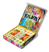 Emballage en papier de qualité supérieure, boîte à Sushi à emporter