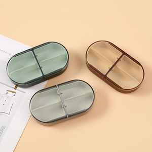 Công suất lớn xách tay Home & Travel Pill Organizer mô hình mới Pill hộp có thể tháo rời cap Khoang nhựa Pill lưu trữ trường hợp - Product Image 4