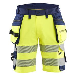 BLAKLADER - 112016483389C48 Pantalones cortos Hi-Vis elásticos en 4 direcciones Hi-vis Amarillo/Azul Marino-EAN 7330509927632 ROPA DE TRABAJO DE 2017 - Product Image 1