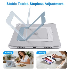 เคสแท็บเล็ตกันกระแทกแบบใหม่ปี 2026 พร้อมระบบป้องกันการตกแบบถุงลมนิรภัยขั้นสูง สำหรับ iPad รุ่นที่ 10 และ 11  วัสดุ PC <span class=keywords><strong>Bayer</strong></span> โปร่งใสเต็มรูปแบบ - Product Image 5