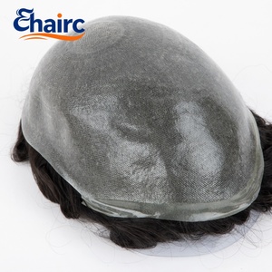 Parrucchino da <span class=keywords><strong>Uomo</strong></span> con Base Sottile 0.06-0.08mm, 100% <span class=keywords><strong>Capelli</strong></span> Umani, Resistente e Durevole per Uso a Lungo Termine - Product Image 6