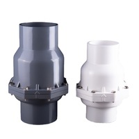 Raccord de tuyau en PVC, tête de vis directe Baota, vanne à boisseau sphérique en plastique épaissi, accessoires manuels pour réservoir d'eau, joint d'étanchéité en PTFE