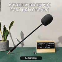 Microphone à perche détachable 3,5 mm avec communication sans fil, remplacement de casque et microphone en métal pour casque Turtle Beach
