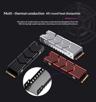 Dissipateur thermique pour disque dur NVMe M.2 2280 avec alliage d'aluminium pour ordinateur de bureau et PS5, dissipation rapide de la chaleur