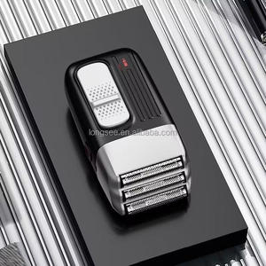 Afeitadora eléctrica inalámbrica recargable por USB portátil 3D Triple Mini-Shave recíproco multifunción Barber Razor Hair Body - Product Image 4