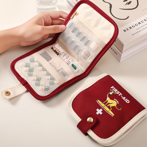 Nouvelles trousses médicales de voyage, sacs de rangement pour maquillage et articles de toilette, grande capacité, Oxford haut de gamme, fermeture éclair étanche - Product Image 1
