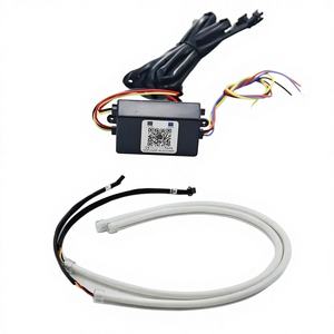 ไฟ LED สำหรับรถยนต์ DAO แบบเส้น DRL RGBW เปลี่ยนสีตามลำดับ ไฟเลี้ยวสีเหลืองแบบไล่ระดับ ควบคุมผ่านแอพโทรศัพท์ด้วยบลูทูธ - Product Image 3