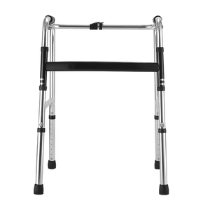 <span class=keywords><strong>Déambulateur</strong></span> de marcheur adulte pliant à hauteur <span class=keywords><strong>réglable</strong></span> en acier inoxydable/alliage d'aluminium avec cadre debout - Product Image 6