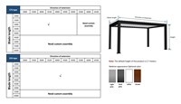 Pergola motorisée en aluminium Cbmmart pour l'extérieur (modèle pavillon) pour patios, villas, terrasses, pergola, gazebo et pavillon
