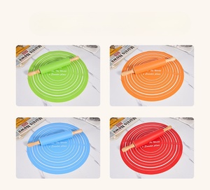 Hoàn hảo bền không dính Silicone cán Pin cho cán bột bánh Pizza để nướng và nhào bánh ngọt bảng - Product Image 4