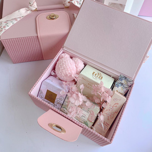 ABCO Simple maquillage boîte cadeau mariage fiançailles demoiselle d'honneur boîte à bonbons copines cadeau d'anniversaire main boîte vide - Product Image 3