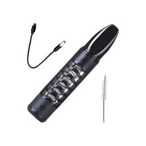 New Lazy Metal Cigarette Holder with Windproof Rechargeable USB Charging <b>Lighter</b> 1300 Flame Temperature Durable for Presents - Product Image 1