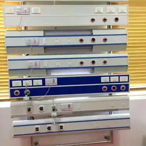 Newest Hospital Medical Ward Bed Head Panel Unit With Gas Outlet For Hospital Using