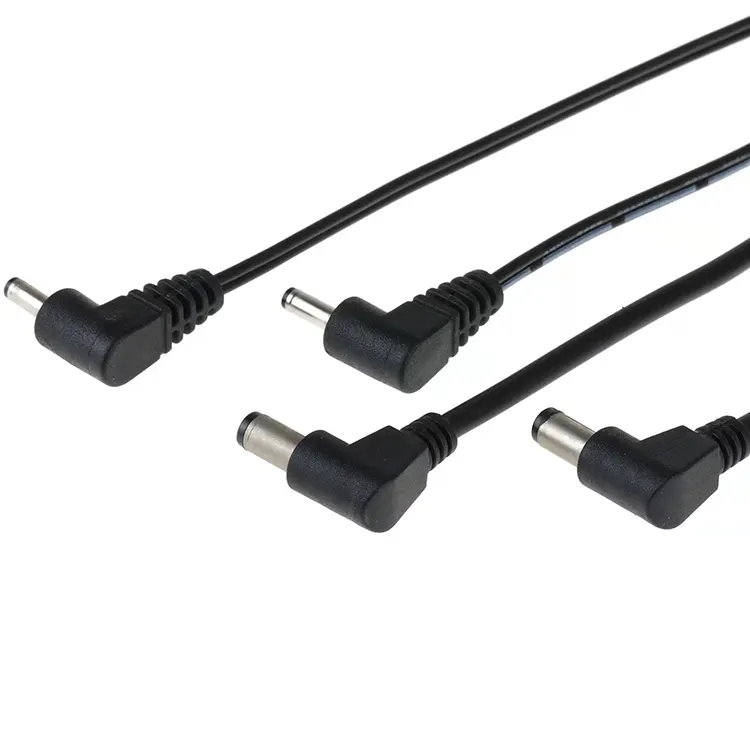 90 Grad rechtwinklig DC Stecker zu Stecker Stecker zu Buchse Verlängerung DC-Lauf kabel