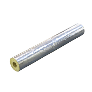 Kaihua KH-PA độ ẩm bằng chứng 120 kg/m³ len khoáng sản Ống cách nhiệt với lá nhôm - Product Image 1