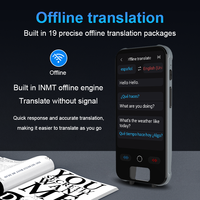 Traducteur vocal intelligent - Grand écran, fonctionne hors ligne, interprétation simultanée multilingue pour les voyages et les affaires