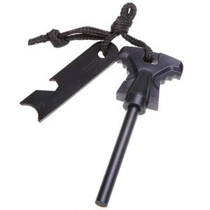 Bâton <span class=keywords><strong>de</strong></span> feu multifonctionnel en magnésium <span class=keywords><strong>de</strong></span> 70 mm avec grattoir et cordon pour la survie en camping - Product Image 1