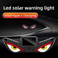 Lumière décorative de fenêtre triangulaire LED solaire sans fil pour voiture, modèle 3.7V 362, ambiance intérieure de voiture sans câblage