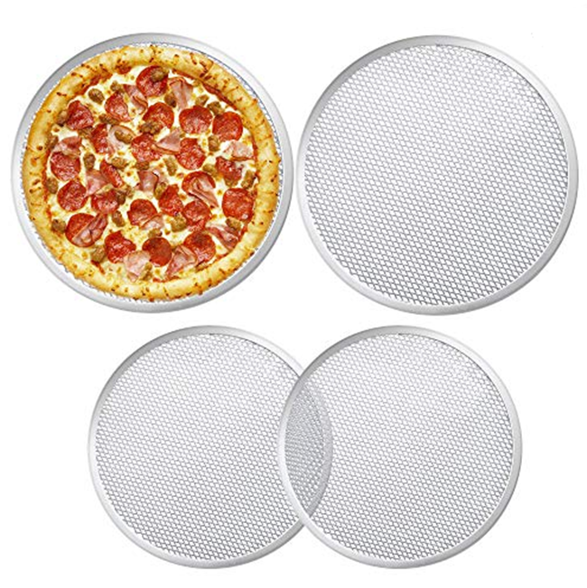 8 12 14 16 Inch Dàn Nhôm Pizza Màn Hình Pizza Peel Lưới Cutter