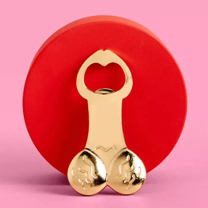 Nicro Gold Metal Creative Naughty Penis Shaped Wedding Beer Bottle Opener Adult Hen Bachelorette Party Favors Guests Gifts