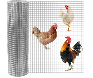 Rotoli di Rete Metallica Saldata Flessibile e Facile da Installare, su Misura per Gabbie per Conigli e Recinti per Animali - Product Image 1