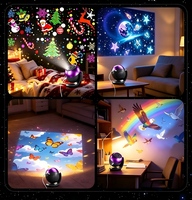 Projecteur LED 24-en-1 amélioré 2026, Veilleuse Aurore Galaxie Ciel Étoilé Océan, Sons Apaisants pour le Sommeil, en ABS pour Chambre à Coucher
