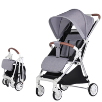 Poussette de voyage classique pour bébé JHR Factory Sales, cadre en alliage d'aluminium, capacité de charge de 20 kg, pliable et portable.