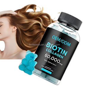 Compléments alimentaires en gommes à la biotine et au collagène de qualité supérieure OEM/ODM, <span class=keywords><strong>cheveux</strong></span> forts et peau éclatante pour femmes et hommes - Product Image 1
