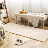 Tapis moelleux super doux, fabrication de tapis en fausse fourrure, tapis à poils longs pour le salon