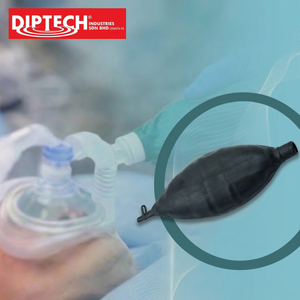 Bolsa de Respiración Plana Tipo Ohio, Sin Látex, Neopreno Negro, 500cc, Tamaño Infantil, con Conexión de 22mm, Suministro de Fábrica OEM - Product Image 4