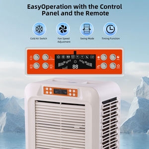 <span class=keywords><strong>Climatiseur</strong></span> évaporatif portatif de ventilateur de refroidissement par eau d'AC/DC 3-1 avec le ventilateur de batterie de la source d'énergie solaire 220v 12v 24v - Product Image 4