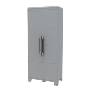 TERRY - 1002905 Armoire 2 portes avec 3 étagères modulaires 78x43,6x184,4 cm - EAN 8005646029059 CABINETS - Product Image 1