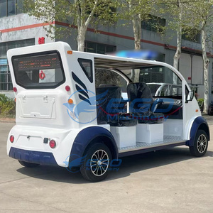 Mini Vehículo Eléctrico de Patrulla, Modelo Cerrado de 3 Filas, Vehículo de Nueva Energía Metálico, Carritos de Golf de Acero, Venta de Coches Scout Baratos - Product Image 5