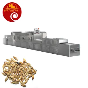 Tunnel - Belt Máquina de secado y esterilización de polvo de frijol en polvo de Nutrición de germen de trigo