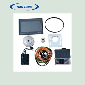 Système de découpe de papier Nantong avec écran 7 pouces, 220 V, électrique, semi-automatique, PLC, accessoires pour machine de découpe à l'emporte-pièce - Product Image 1