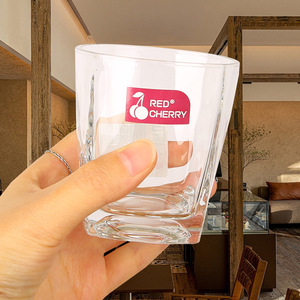 Verre à boire en verre Bering Red Cherry 165 ml, tasse à thé aux herbes, tasse à jus, vente en gros - Product Image 2