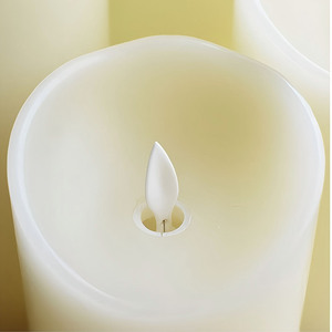 Bougies LED sans flamme à effet vacillant jaune chaud, rechargeables par USB, écologiques, longue durée, avec télécommande, pour Noël et mariages - Product Image 6